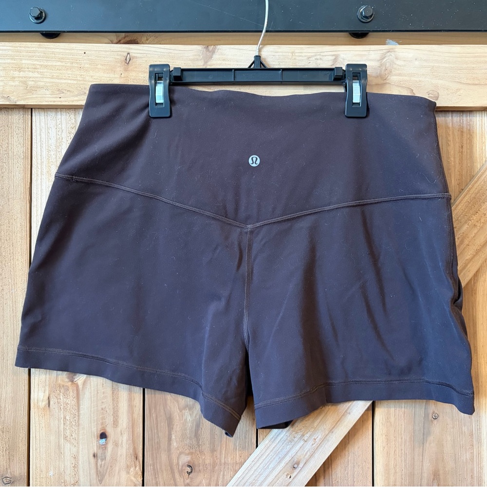 lululemon athletica Women's Dark Brown Athletic Shorts